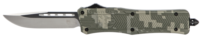 Cobratec Knives CTK-1 Medium OTF Drop Point Folding Knife, Army DigiCamo - MADCCTK1MDNS