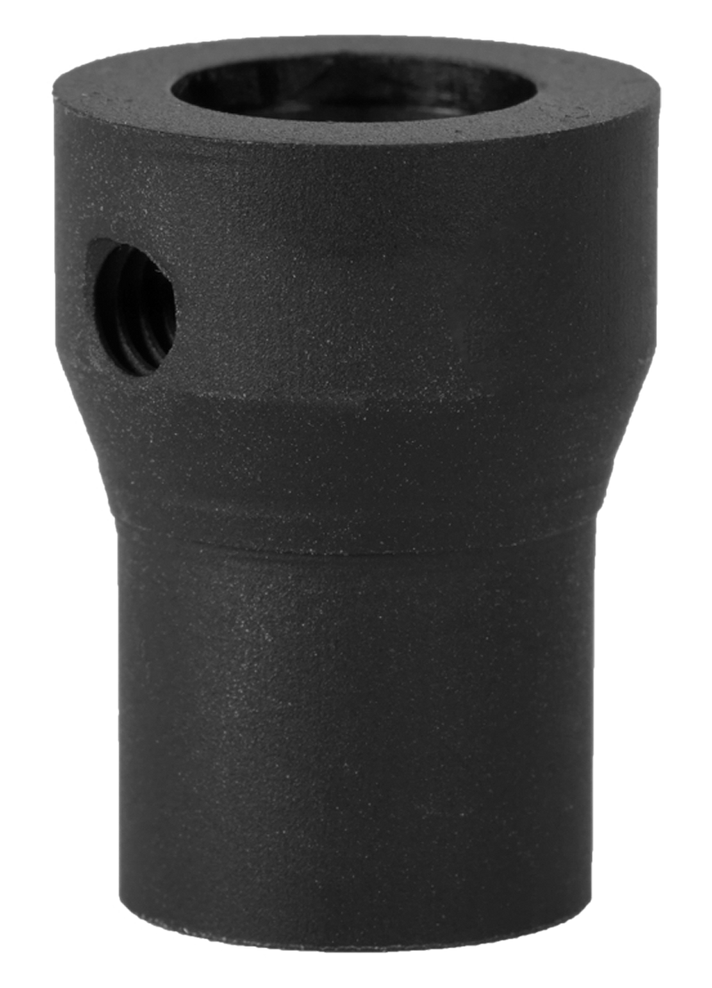 GrovTec Push Button Base to Stud Fixed Swivel Adaptor, Black - GTSW108