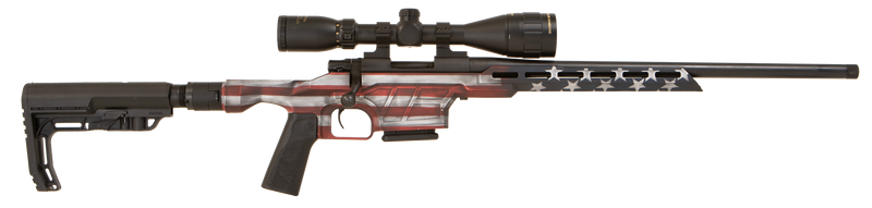 Howa M1500 Mini Excel Lite 6.5 Grendel 20" 5+1 Bolt-Action Rifle, American Flag Cerakote Black - HMXL65GUSA