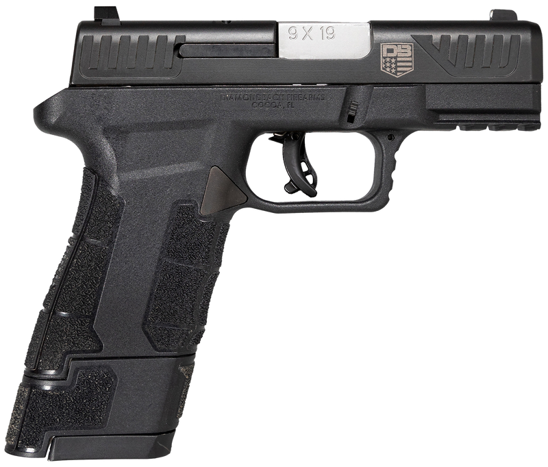 Diamondback AM2 9mm 3.5" 17rd Pistol, Black Nitride - DB0300P001