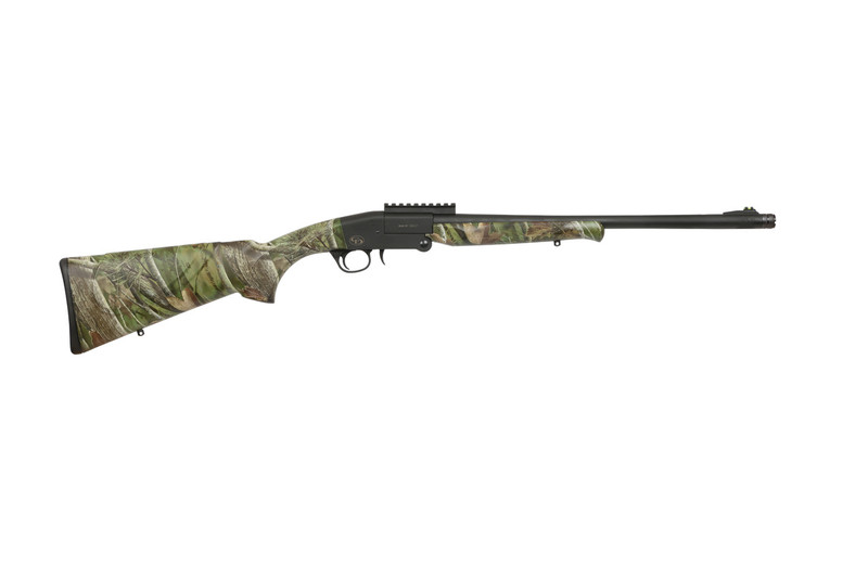 Charles Daly 101 Single Shot Turkey 20 Gauge 20" 1rd Shotgun, Black/Soft Camo Vision Green - 930.320