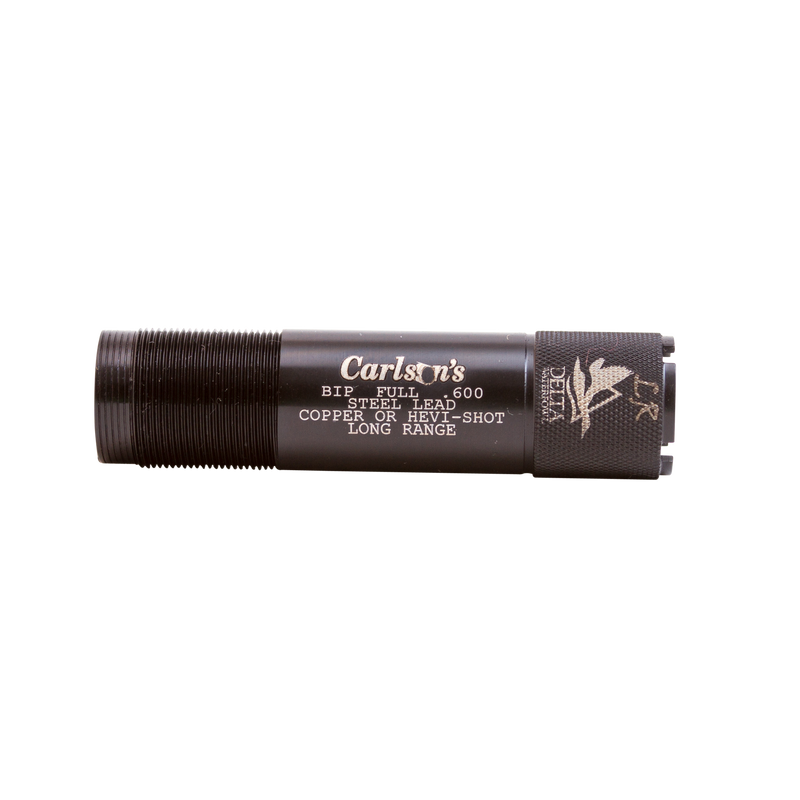 Carlson's Delta Waterfowl Extended Long-Range Choke Tube, 20 Gauge Browning Invector Plus, Black - 07357
