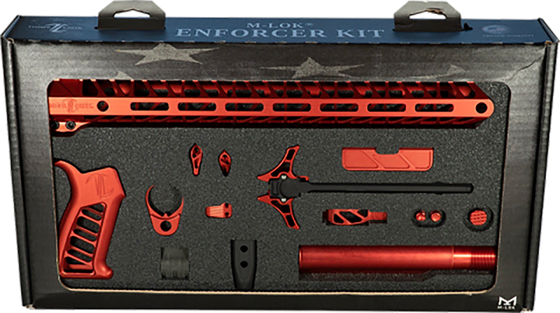 Timber Creek Outdoors Enforcer Complete Build Kit, Red Anodized - TCOEKR