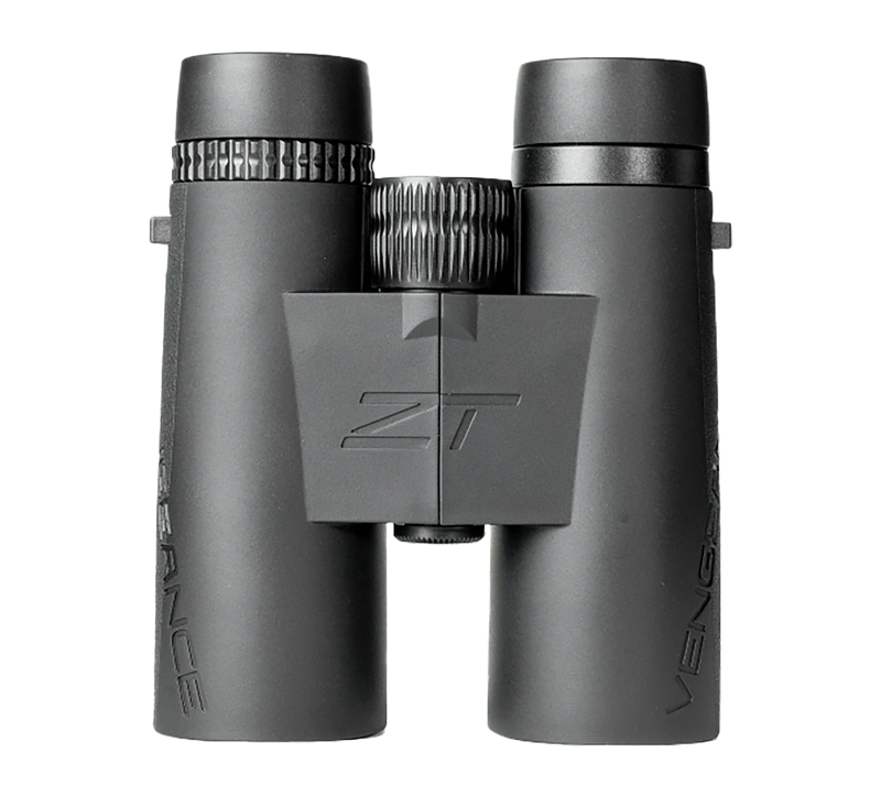 Zero Tech Optics Vengeance 10x42 BaK-4 Roof Prism Binoculars, Black - VG1042