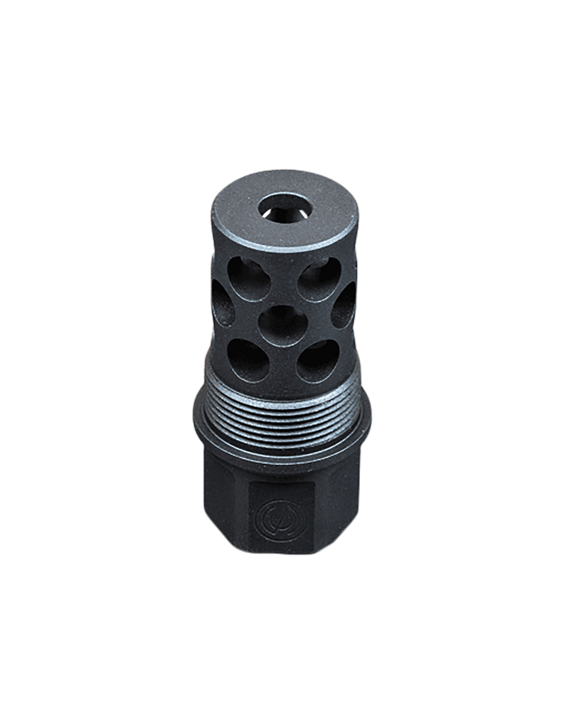SilencerCo TOMD Thread Over Muzzle Brake, 1/2"x28, .223 Cal, Black Matte - AC5231