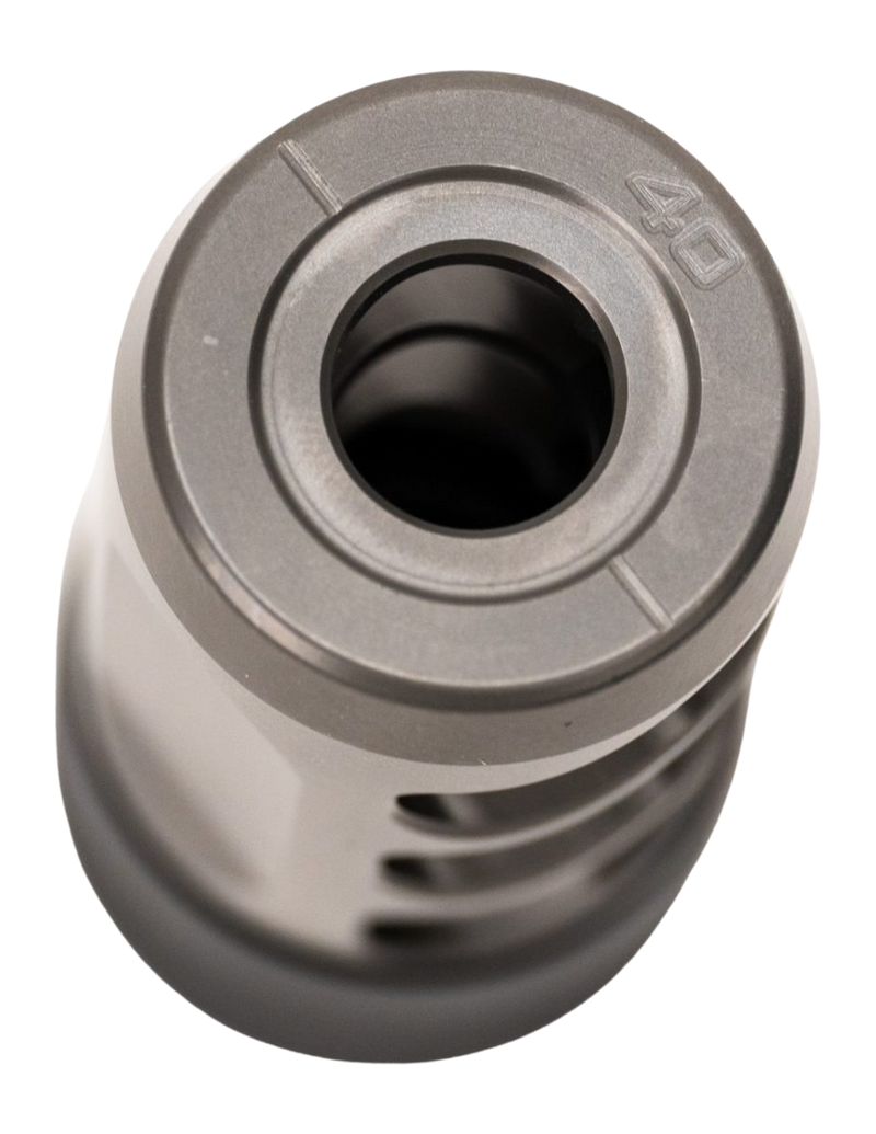 Area 419 Hellfire Titanium Self-Timing Muzzle Brake .40 Cal 5/8x24 - 419HFTI-400-5824