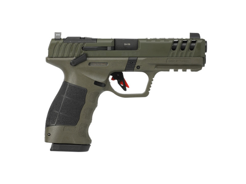 SAR USA SAR9 Gen 3 9mm 4.4" 17+1 Semi-Auto Pistol, OD Green Cerakote - SAR9G3OD