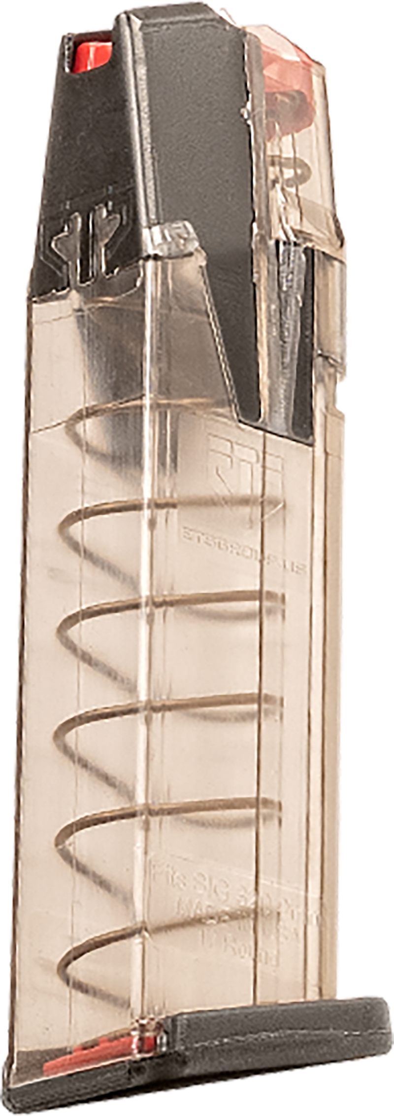 Elite Tactical Systems Group Omega 9mm Luger 17rd Handgun Magazine, Clear Polymer - OMG-SW9-MP-17