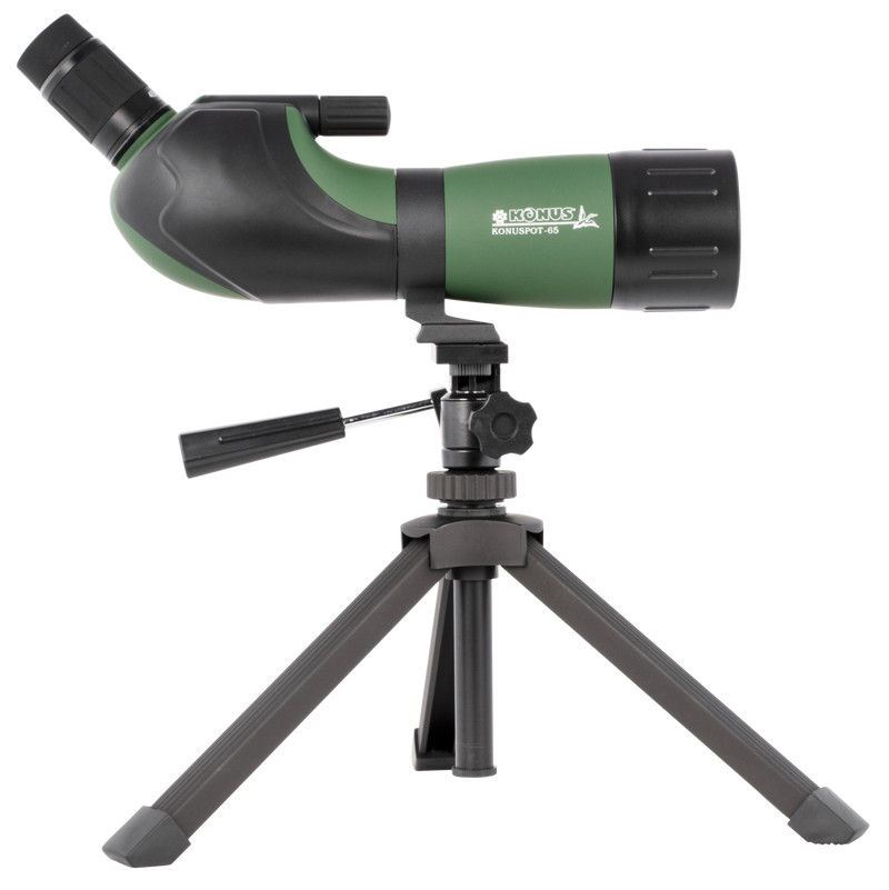 Konus Konuspot-65 15-45x65mm Spotting Scope, Black/Green - 7128