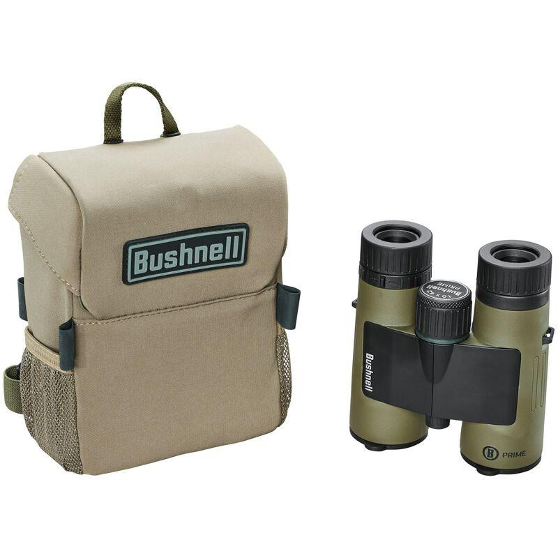 Bushnell Prime 10x42 Binocular Vault Combo Pack, Green - BP1042VTC