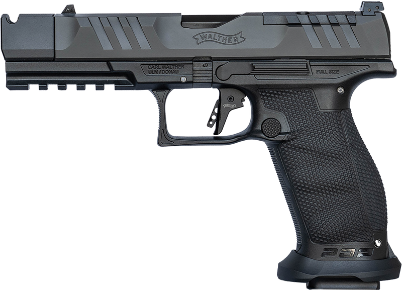 Walther PDP PRO-X 9mm 4.6" 20rd Semi-Auto Pistol, Black - 4796036