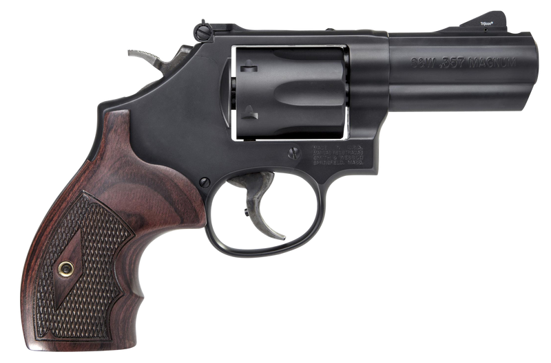 Smith & Wesson Performance Center Model 19 Carry Comp .357 Magnum 3" 6rd Revolver, Black Glass Bead - 12039
