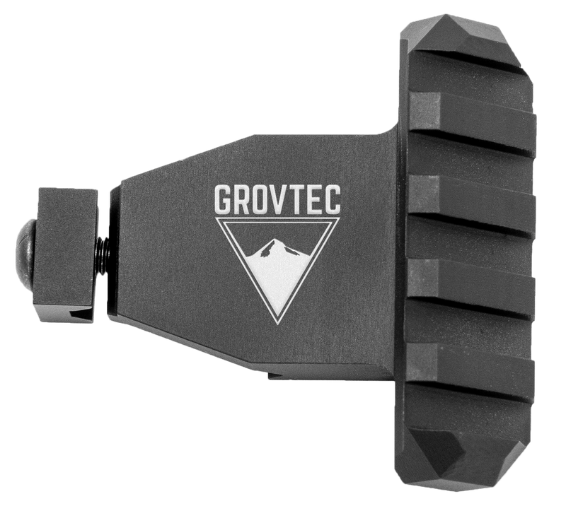 GrovTec PAR 45 Degree Picatinny Angled Rail, Black Anodized - GTSW321