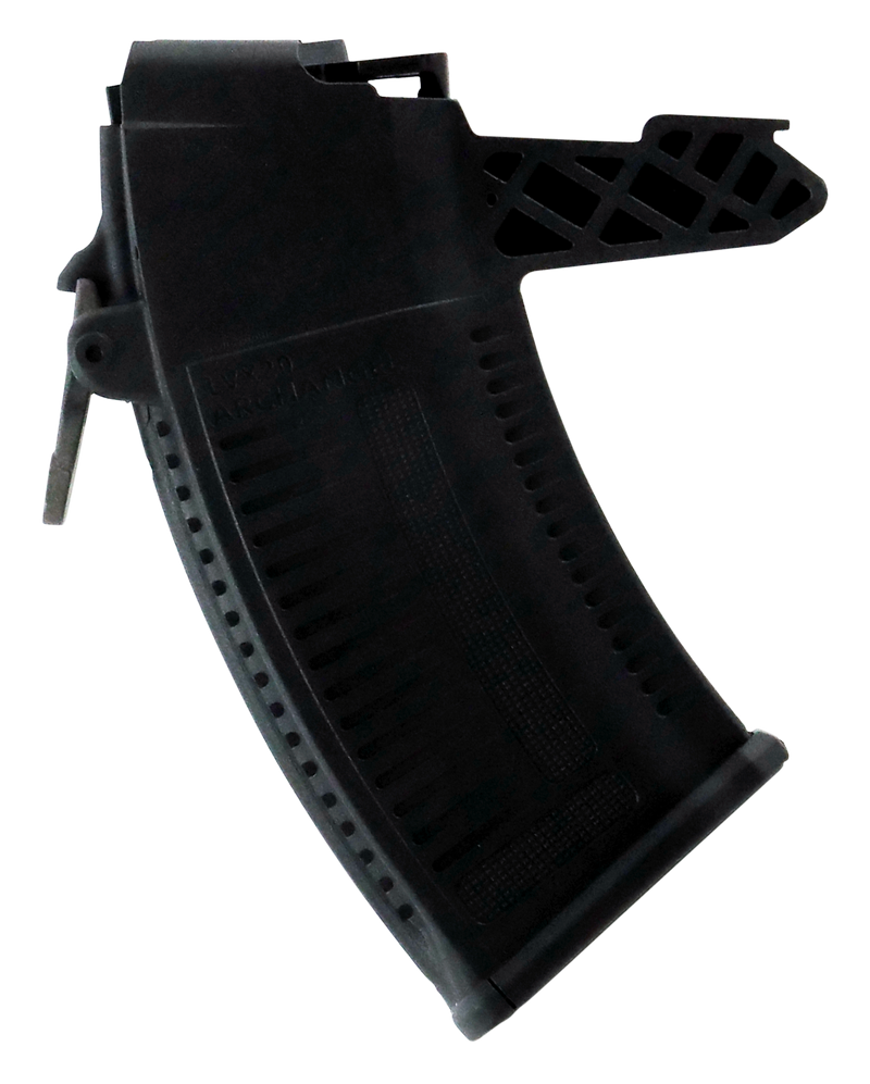 Archangel LVX 7.62x39mm 20rd Rifle Magazine, Black Polymer - AALVX20