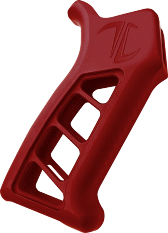 Timber Creek Outdoor Inc Enforcer AR Pistol Grip, Red Anodized with Clear Cerakote - EARPGR