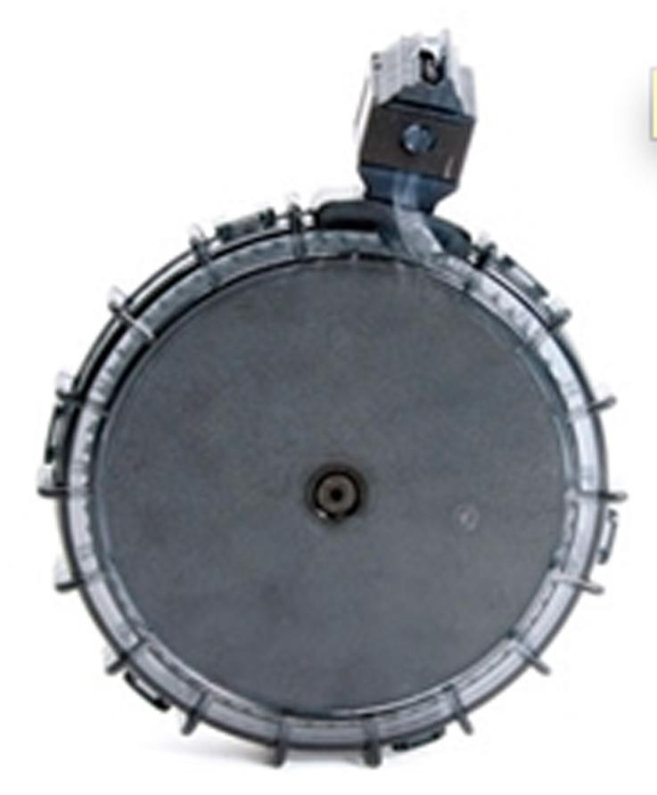 ProMag Ruger 10/22 .22 LR 70rd Drum Magazine, Smoke Polycarbonate - RUGA30