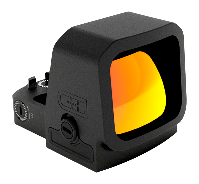 C&H Precision RMSC Max 1X24mm Red Dot, Black - CPRD-MAX-RD-MR-BLK