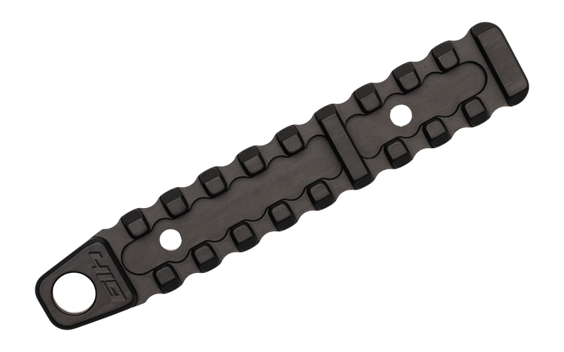 Area 419 Improved Bipod Rail 4.8" Long 10-Slot T-Nut Attachment, Black - 419-IBR-BK