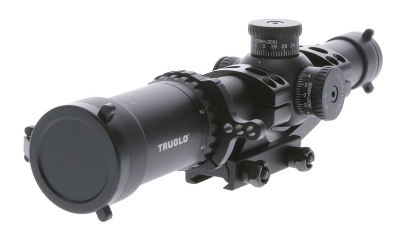 TruGlo Omnia 1-8x24mm 30mm Tube Illuminated Riflescope, Black - TG8518TLR