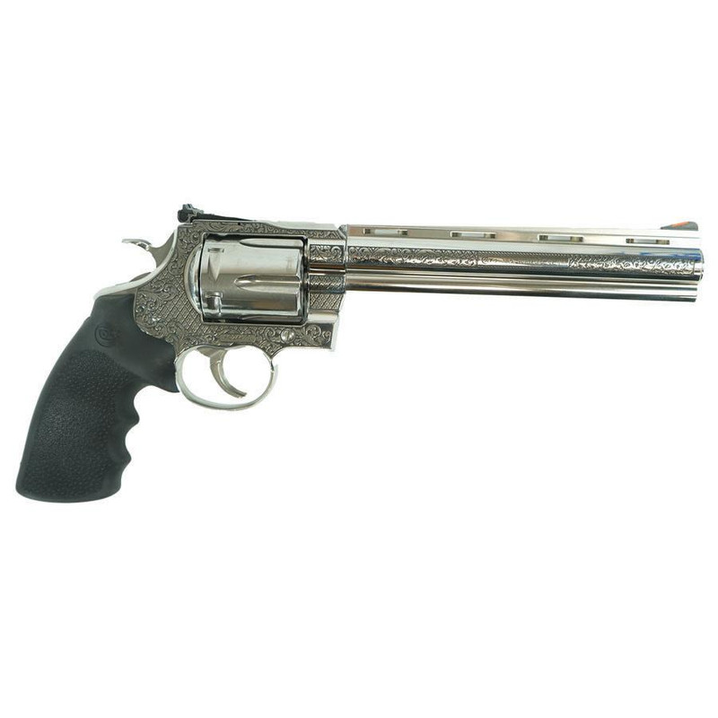 Colt Anaconda .44 Mag 8" 6rd Revolver, Stainless with Black Grip - ANACONDA-SP8RTS MODFB