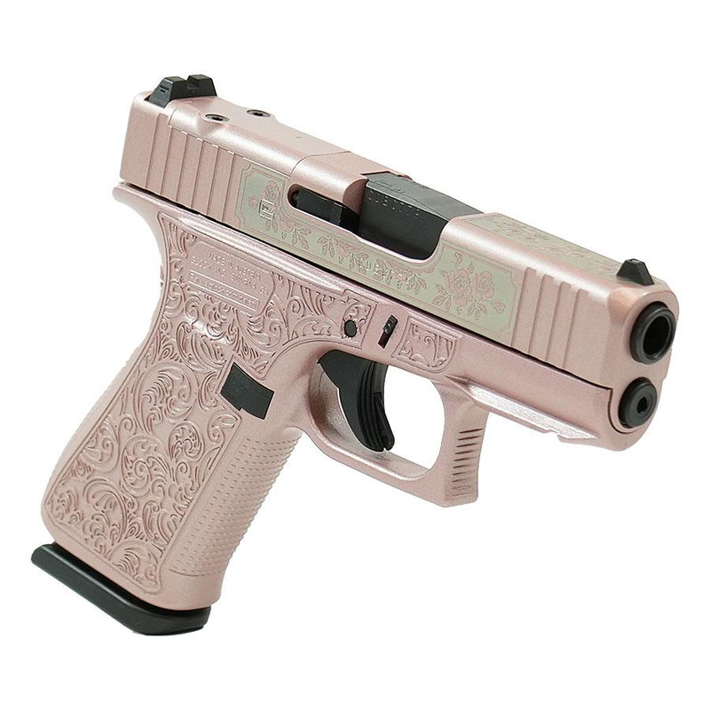 Glock 43X MOS 9mm 3.41" 10rd Pistol, Rose Gold Cerakote - PX4350201FRMOS