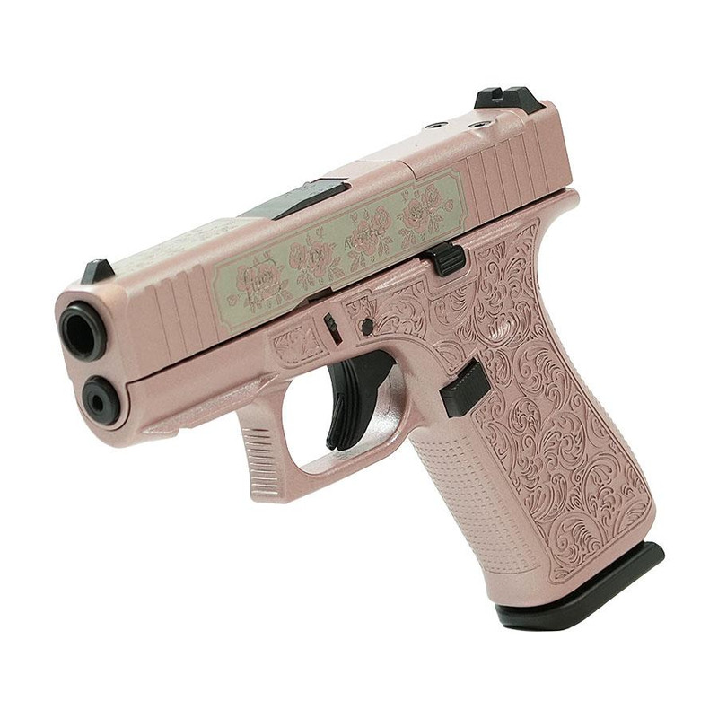 Glock 43X MOS 9mm 3.41" 10rd Pistol, Rose Gold Cerakote - PX4350201FRMOS