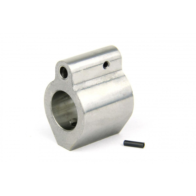 TacFire AR-15 .625 Micro Low Profile Gas Block, Stainless Steel - MAR001S-625