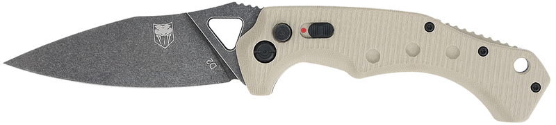 Cobratec Knives Ryker Folding Knife, Tan/Black - TANAFRYK