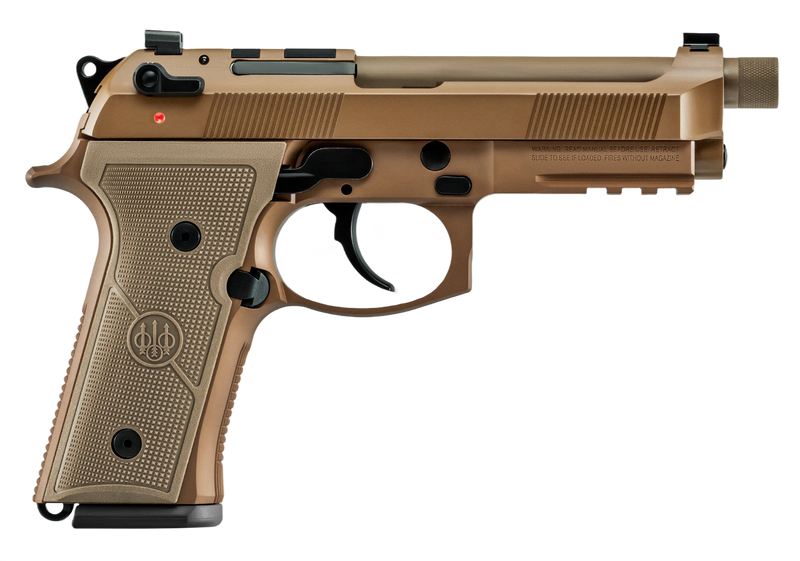 Beretta M9A4 Centurion 9mm Luger 4.8" 18+1 Semi-Auto Pistol, Flat Dark Earth Cerakote - JS92QM9A4GM