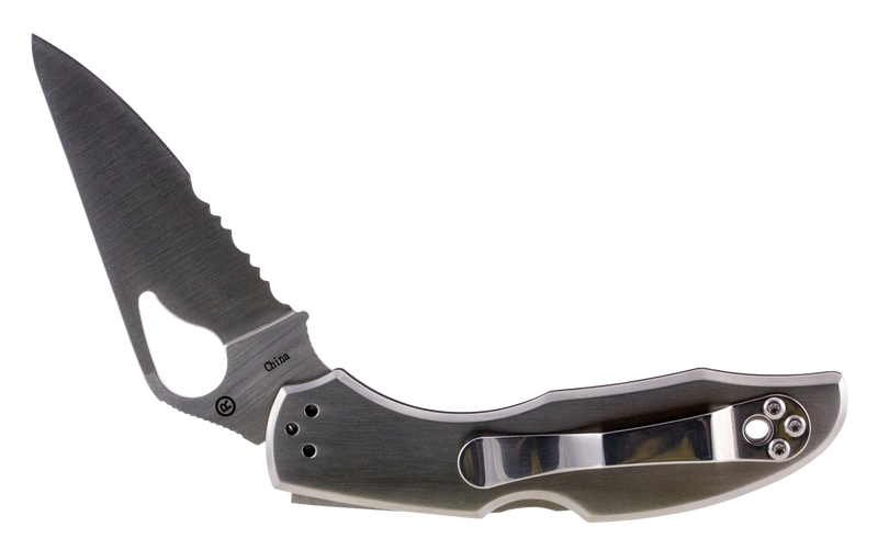 Spyderco Byrd Meadowlark 2 Folding Knife, Silver - BY04PS2