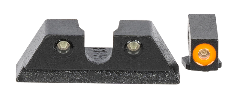 Meprolight Hyper-Bright Tritium Night Sight Set Green/Orange - 465003131