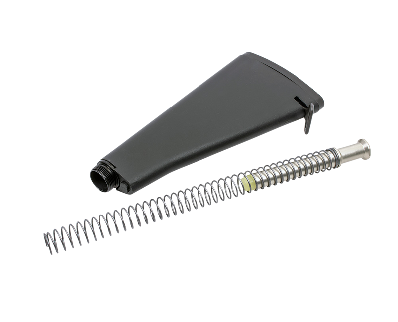 CMMG A1 Fixed Receiver Extension Stock Kit, Black - 55CA646