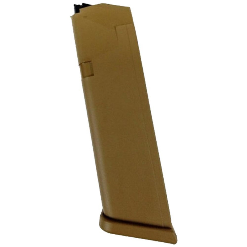 Glock G17 9mm Luger 10rd Handgun Magazine, Coyote Tan - 47489