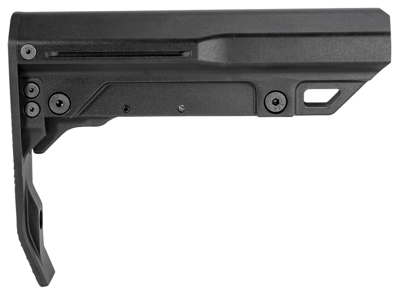 Mission First Tactical Battlelink Minimalist Mil-Spec Stock, Black Aluminum - BMSMILMTLBL
