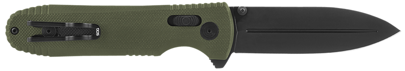 SOG Pentagon XR 3.60" Folding Spear Point Knife OD Green - SOG12610257