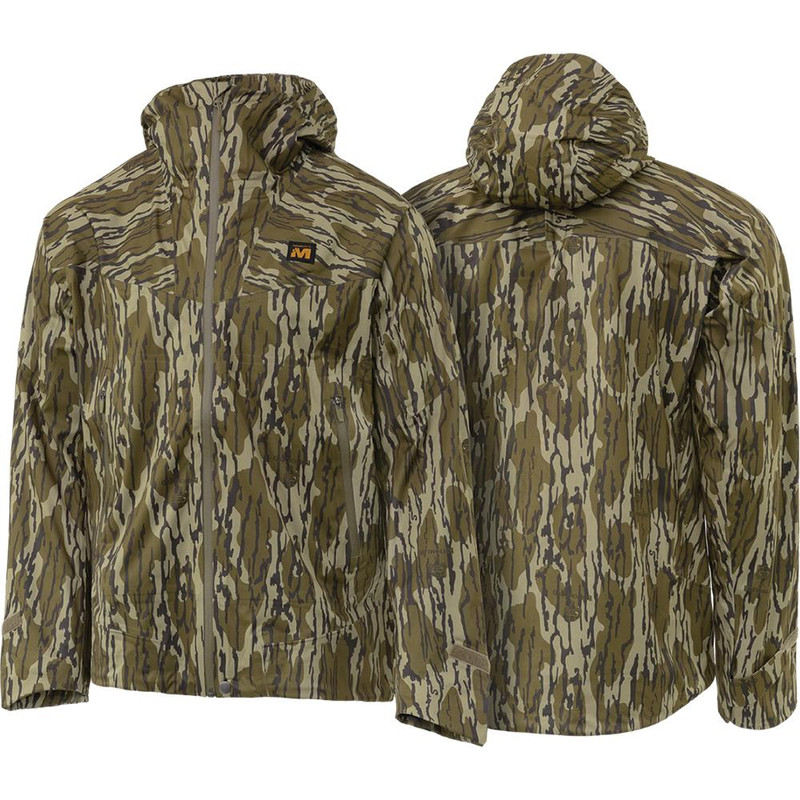 Muddy DV8 Cyclone 3L Rain Jacket, Mossy Oak Bottomland - MUD-D5001-MOBL-S