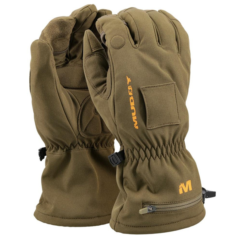 Muddy Nucleus Heated Softshell Gloves Brown Clay XL - MUD-HT-GLV-CL-XL