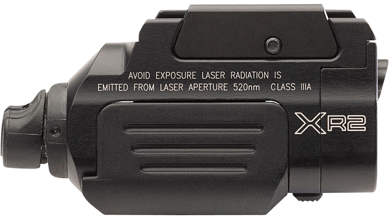 SureFire XR2-A-RD Compact Weapon Light with Red Laser, Black Anodized - XR2ARD