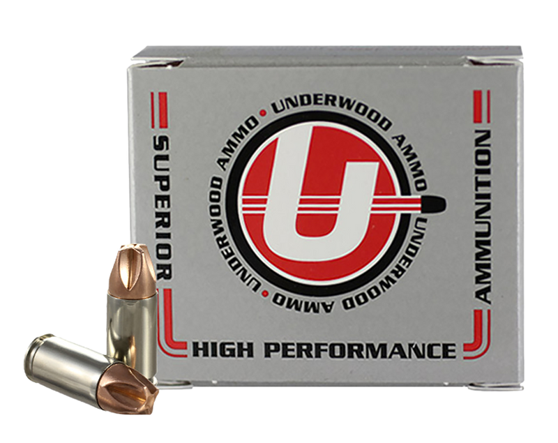 Underwood Ammo Xtreme Defense 9mm Luger +P+ 90gr Solid Monolithic Handgun Ammunition - 817
