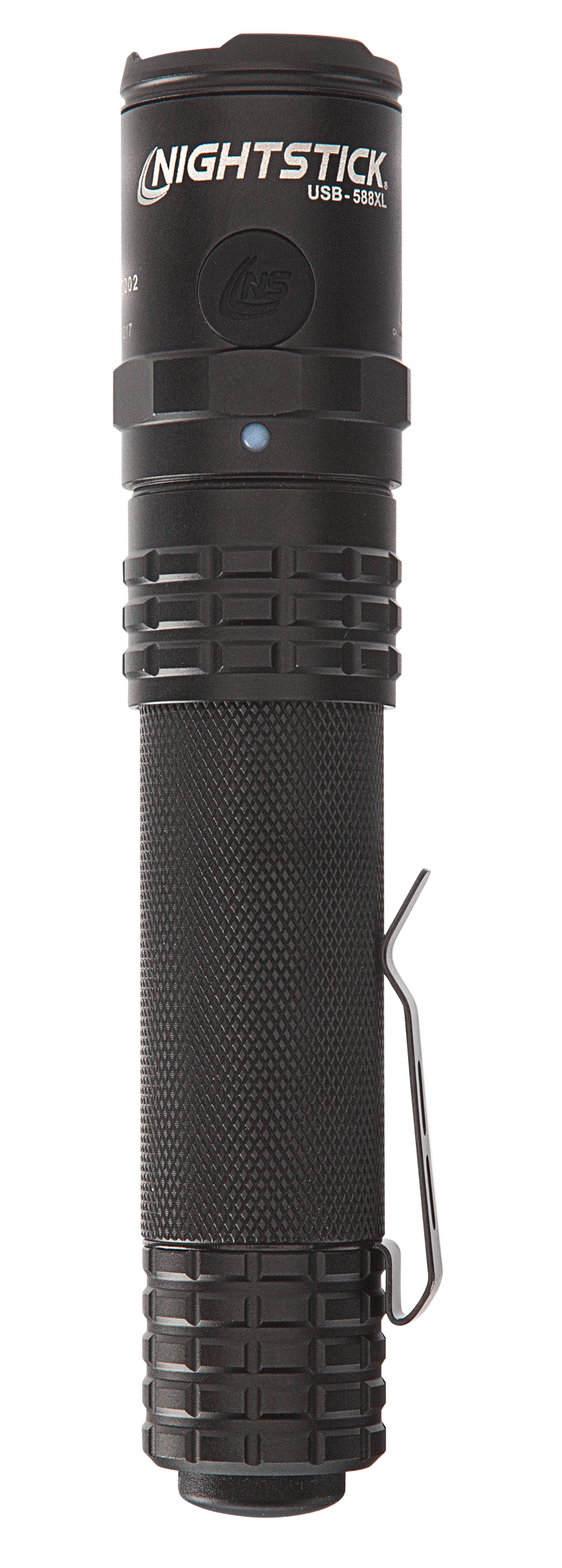 Bayco Nightstick USB588XL USB Dual-Light Tactical Flashlight, Black Anodized - USB588XL