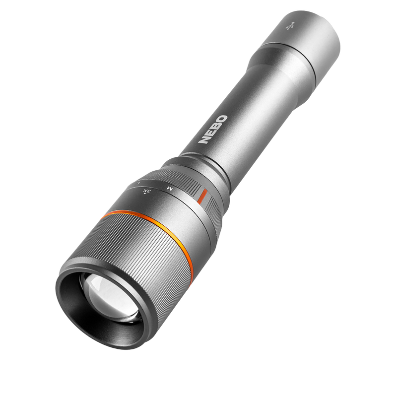 NEBO Davinci 3500 Flashlight, Gray - NEBFLT0021