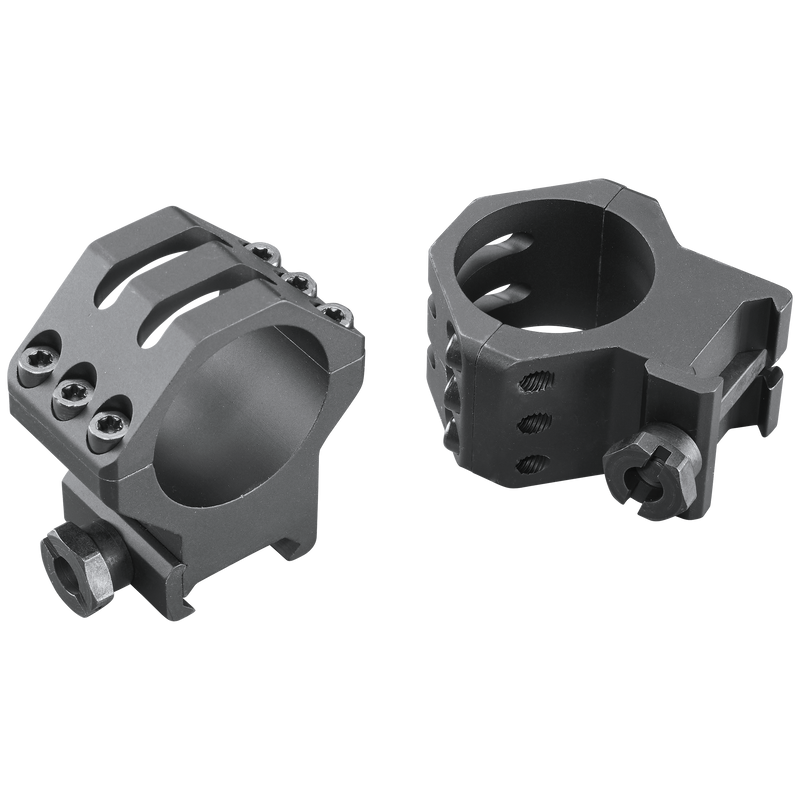 Weaver 6-Hole Picatinny Tactical Scope Rings, 30mm High, Matte Black - 99694