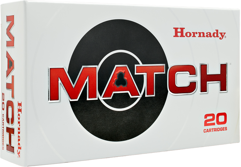 Hornady Match 8mm Mauser 196gr Boat Tail Hollow Point Rifle Ammo, 20rd - 82298
