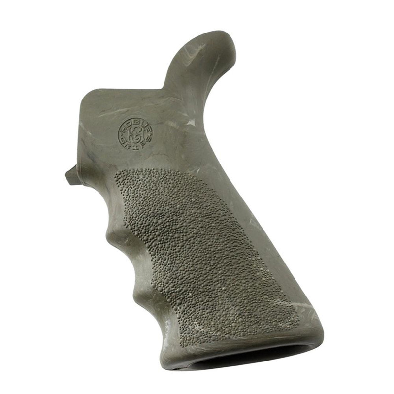 Hogue AR-15/M16 Overmolded Beavertail Grip, Ghille Green - 15821