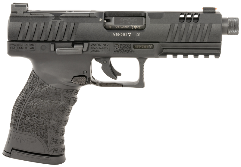 Walther Arms WMP .22 Magnum 4.9" 15+1 Semi-Auto Pistol, Black - 5220301