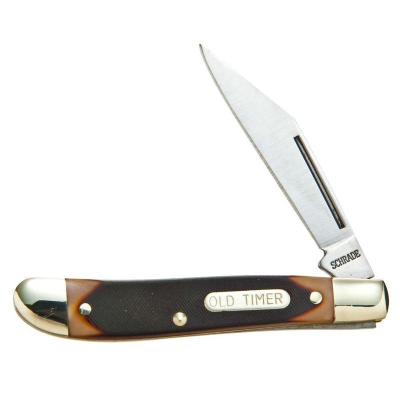 Old Timer Pal Folding Knife, Brown - BTI 1179213
