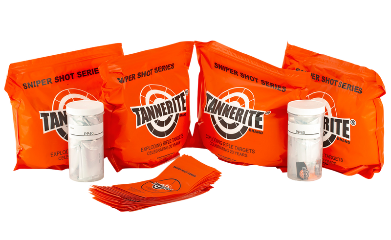 Tannerite Sniper Shot Exploding Targets 40-Pack 0.50 lb - PP40