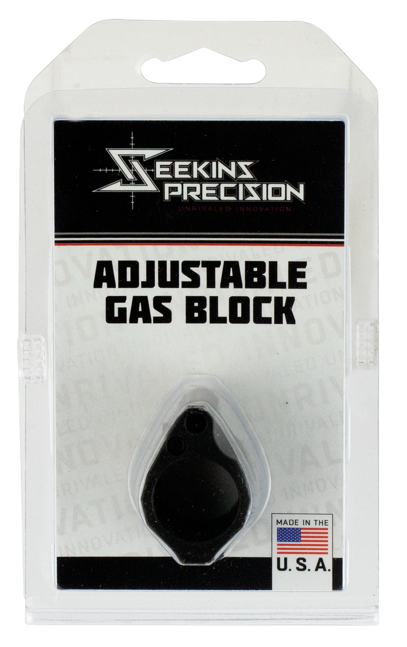 Seekins Precision Low Profile Adjustable Gas Block .750", Black Melonite - 0011510031