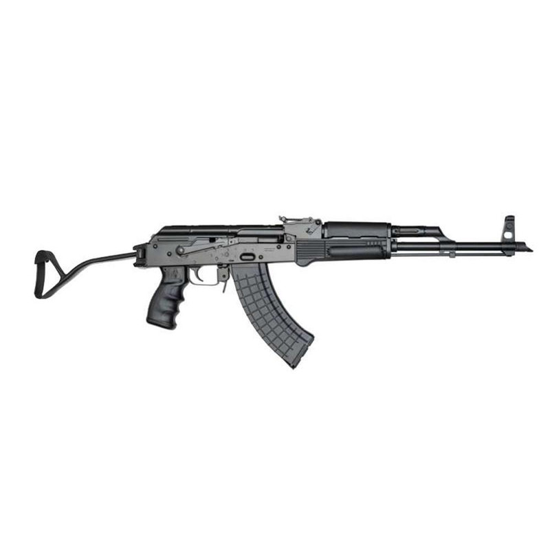 10 Ring Pioneer Arms AK-47 7.62x39 16" 30rd Rifle, Matte Black - POL-AK-S-FS-FT-P