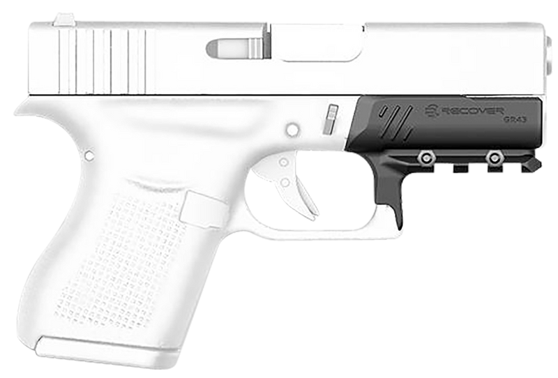 Recover Tactical GR4301 Compact Rail Adapter for Glock 43/43X/48, Black - GR4301